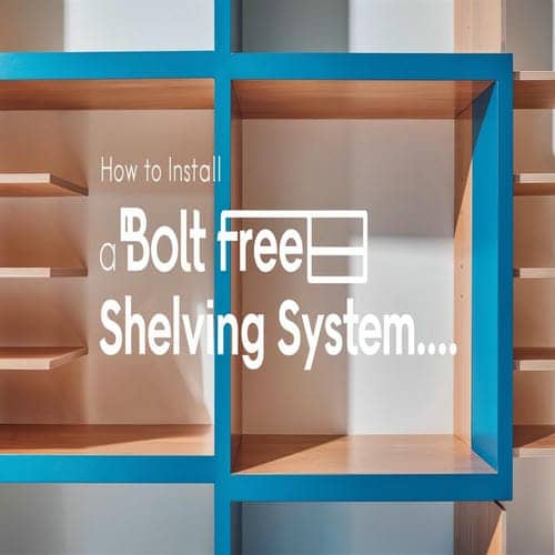 How to Install a Bolt Free Shelving System